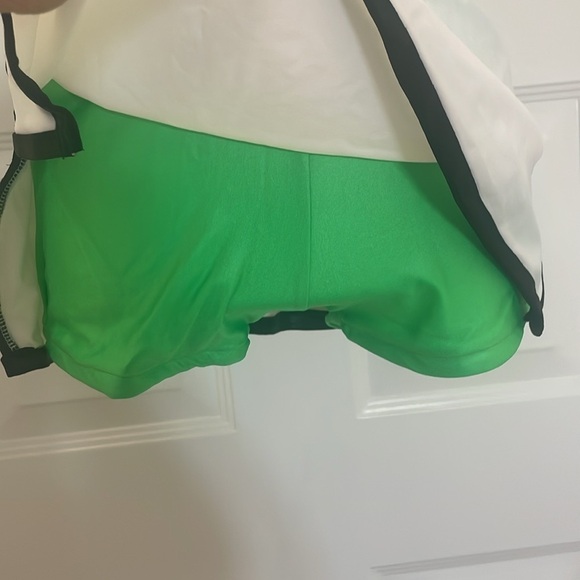 Handmade Green & White Two Piece Dance Costume. Small - Picture 2 of 6